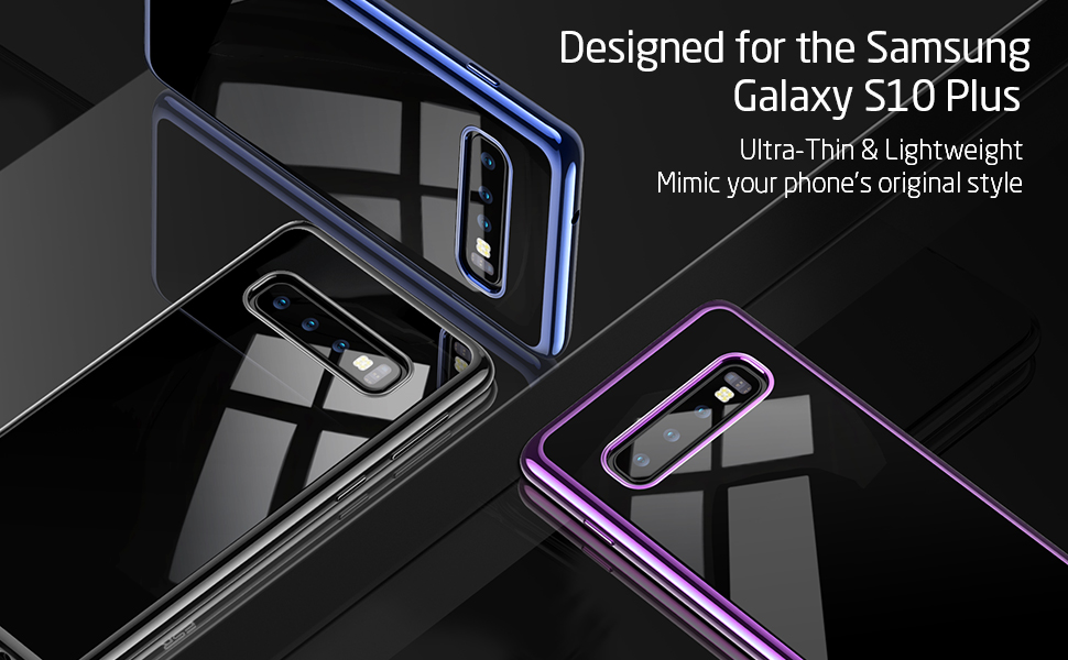 Husa slim ESR Eseential Twinkler Samsung Galaxy S10 Plus, Gohub Shop
