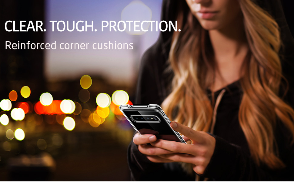 ESR Essential Guard for Samsung Galaxy S10 Plus, Clear Gohub Shop